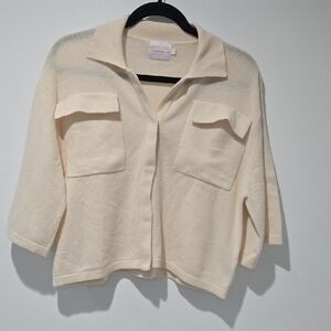 BRODIE CASHMERE SWETER M